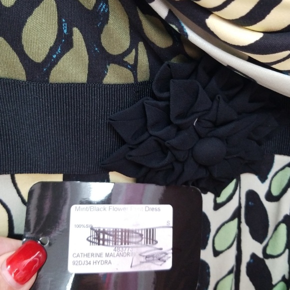 Catherine Malandrino 100% Silk Small Dress - Picture 7 of 8